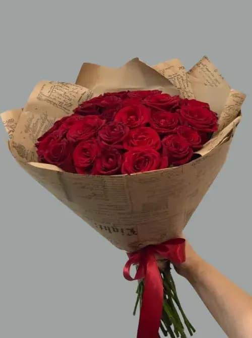  Букет из красных роз | Доставка цветов в Сочи