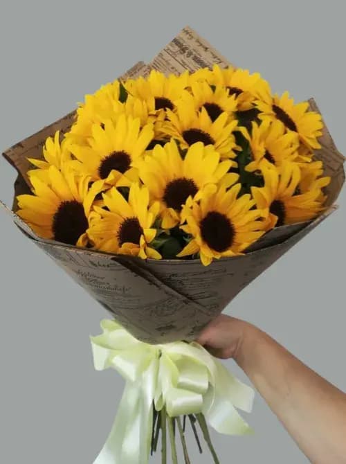  Букет из подсолнухов | купить в Сочи